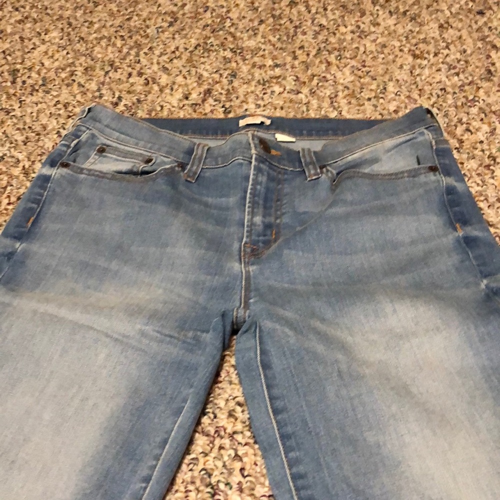 J Crew Light Wash Stretch Jeans.